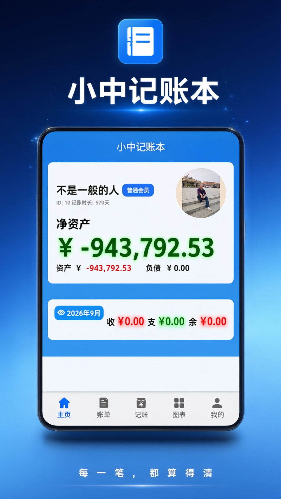 精彩截图-小中记账本2026官方新版