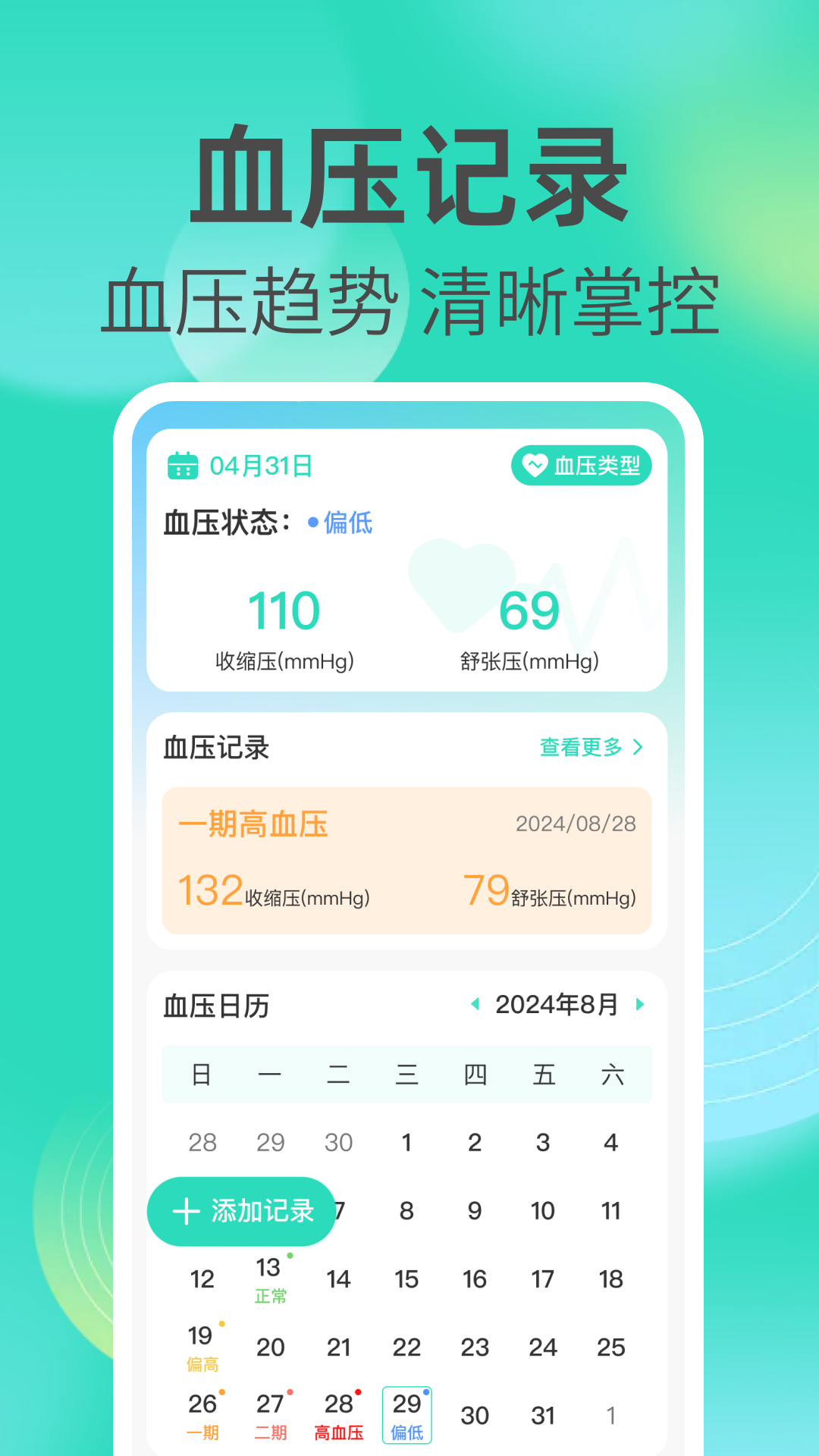 精彩截图-血压血糖免费助手2026官方新版
