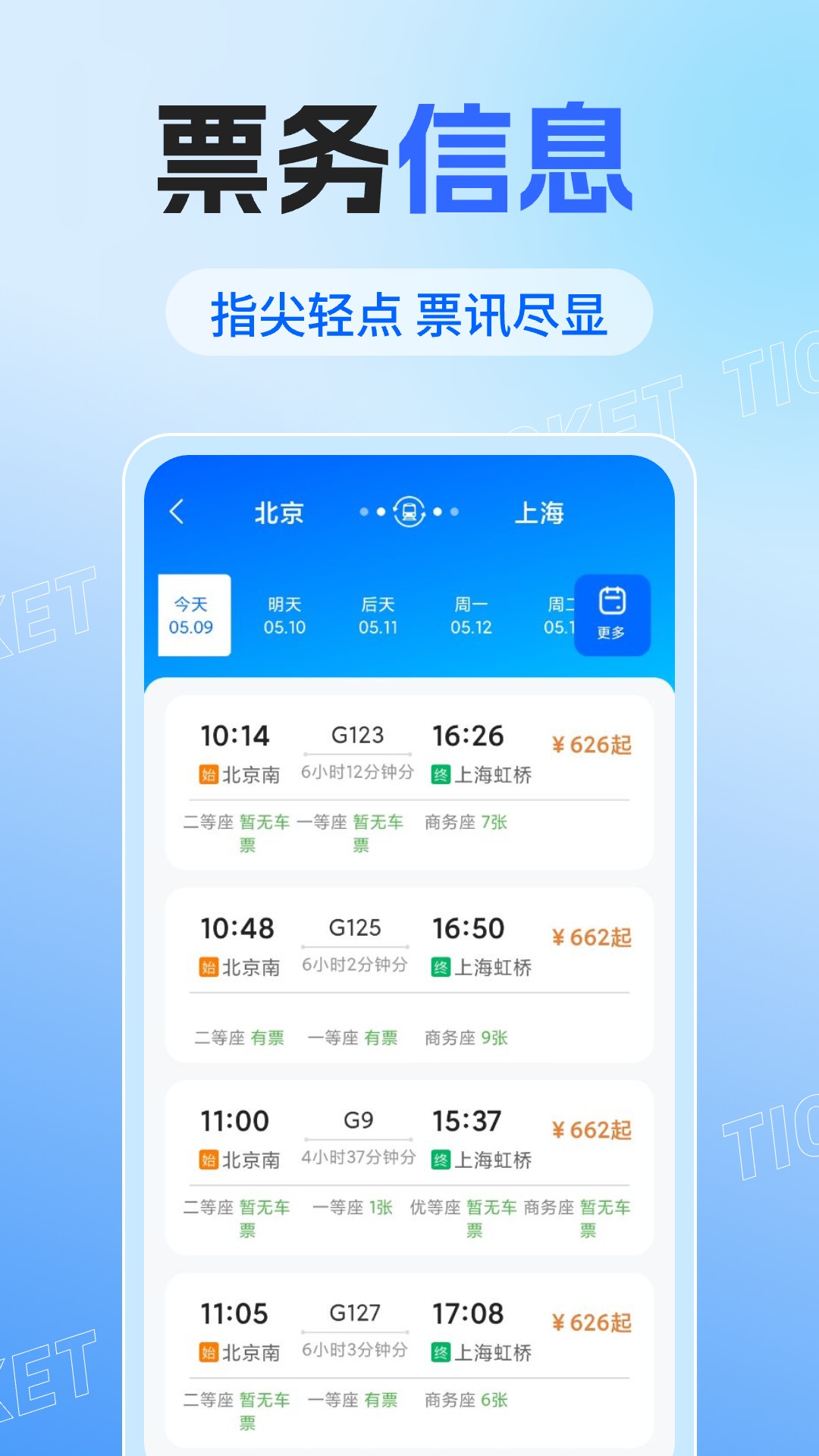 精彩截图-行程火车票2025官方新版