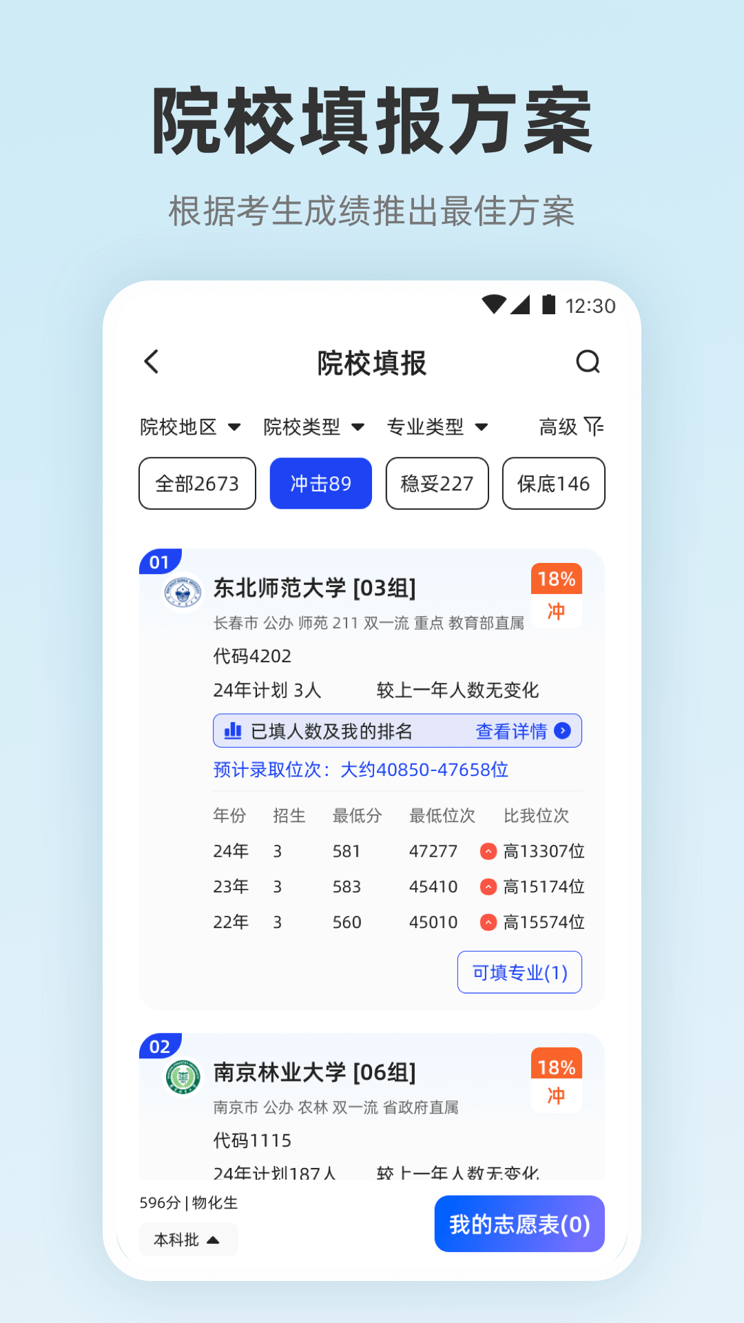 精彩截图-阳光志愿服务2026官方新版