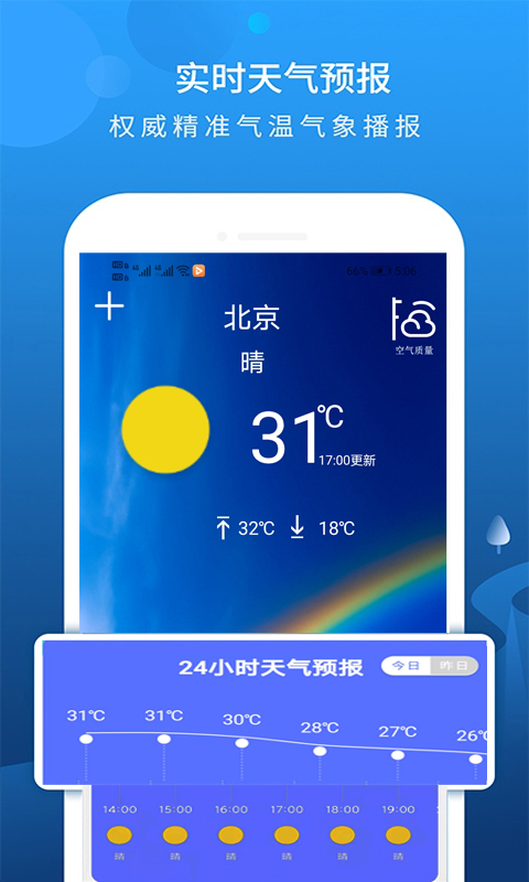 天气预报关怀版 截图 1