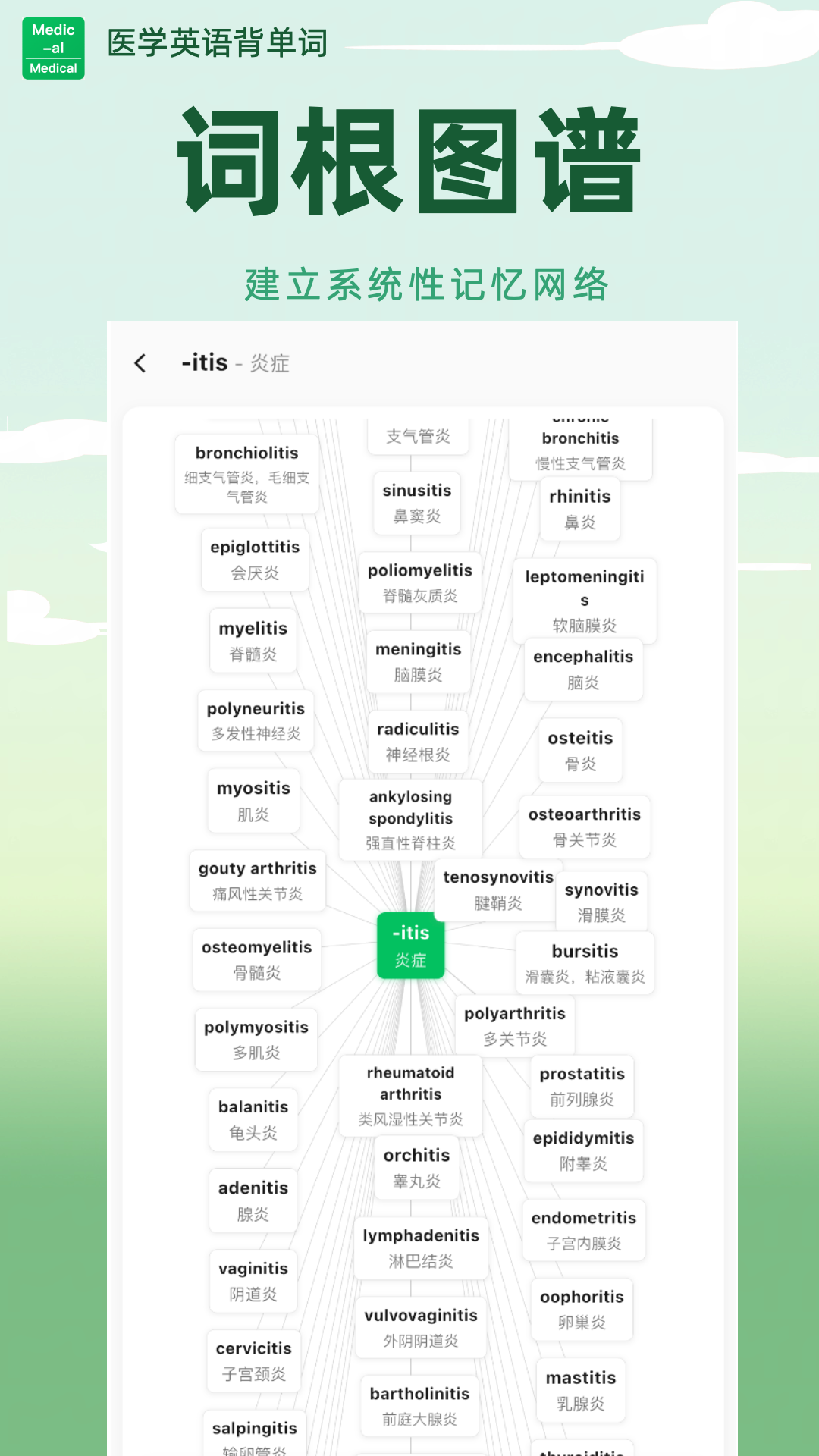 精彩截图-医学英语背单词2026官方新版