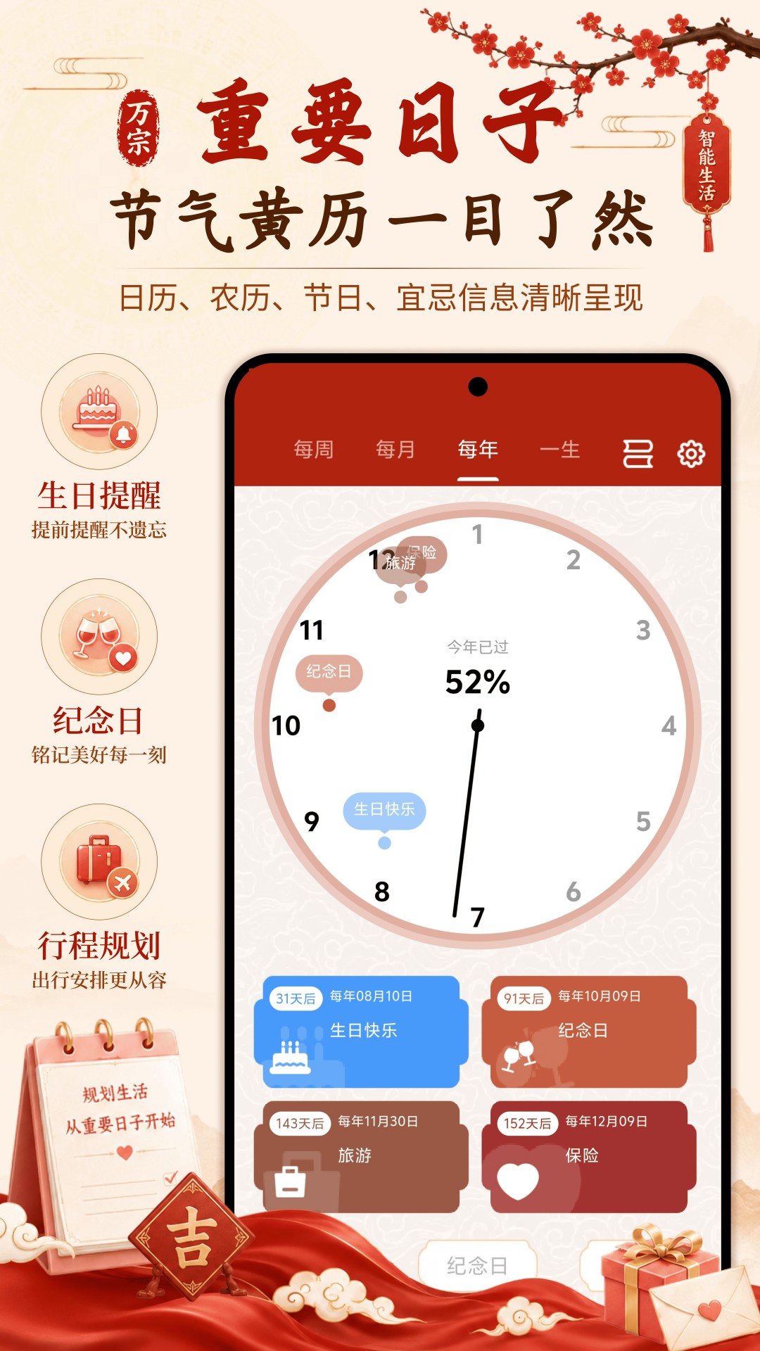 精彩截图-万宗万年历2026官方新版