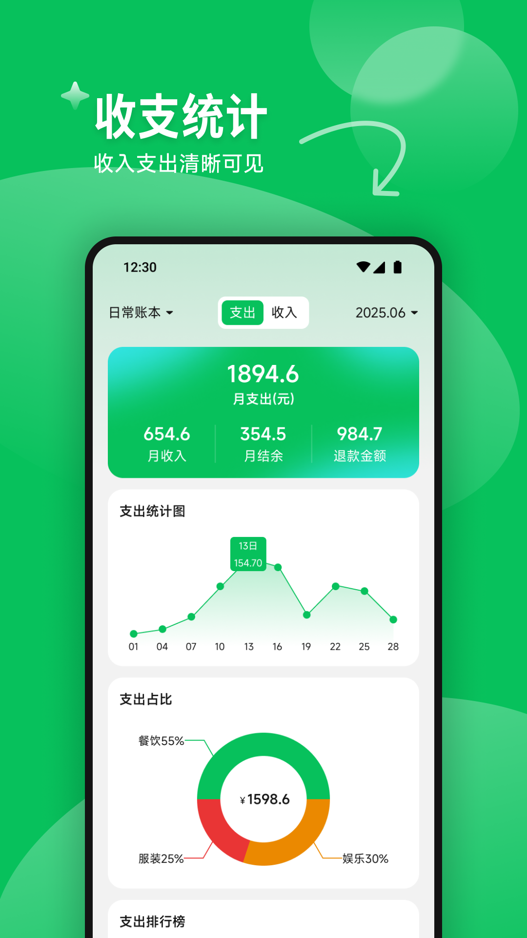 精彩截图-每日记账本2026官方新版