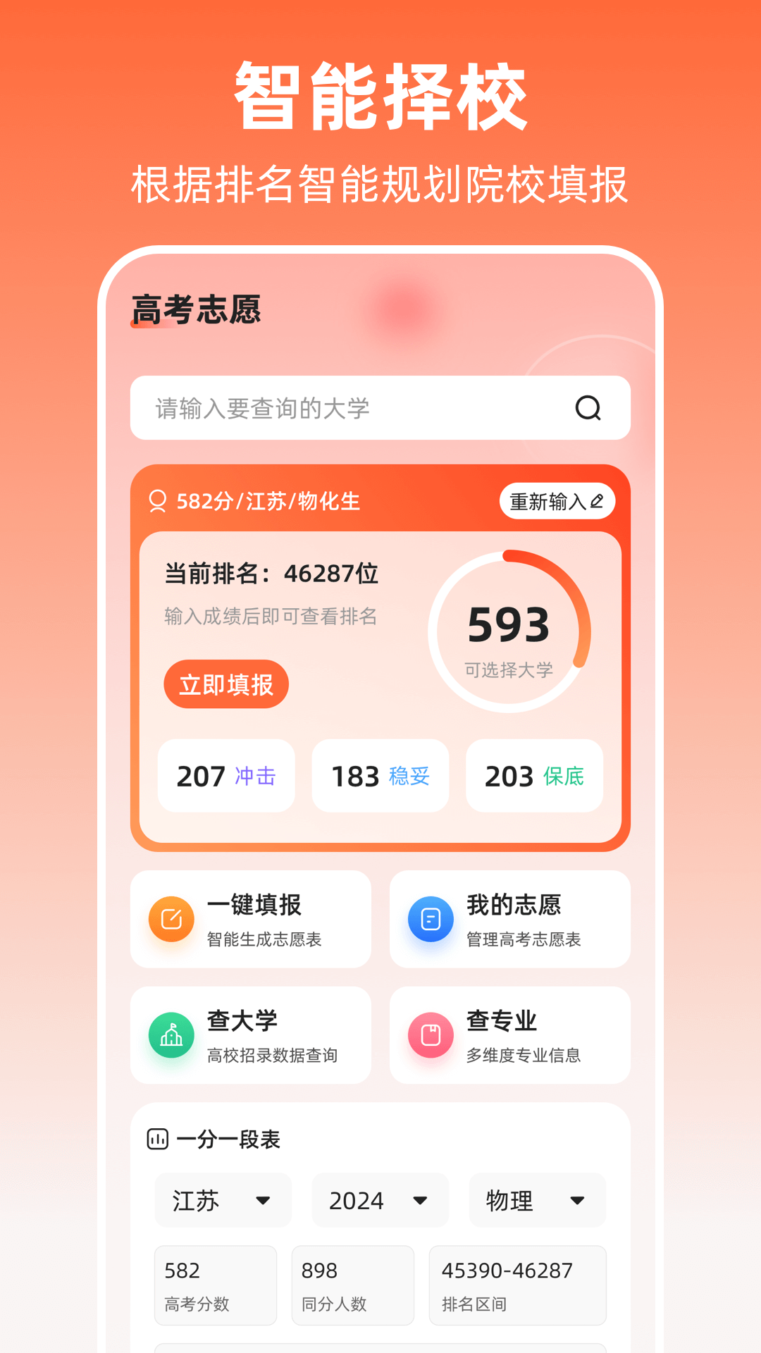 精彩截图-阳光高考志愿app2026官方新版