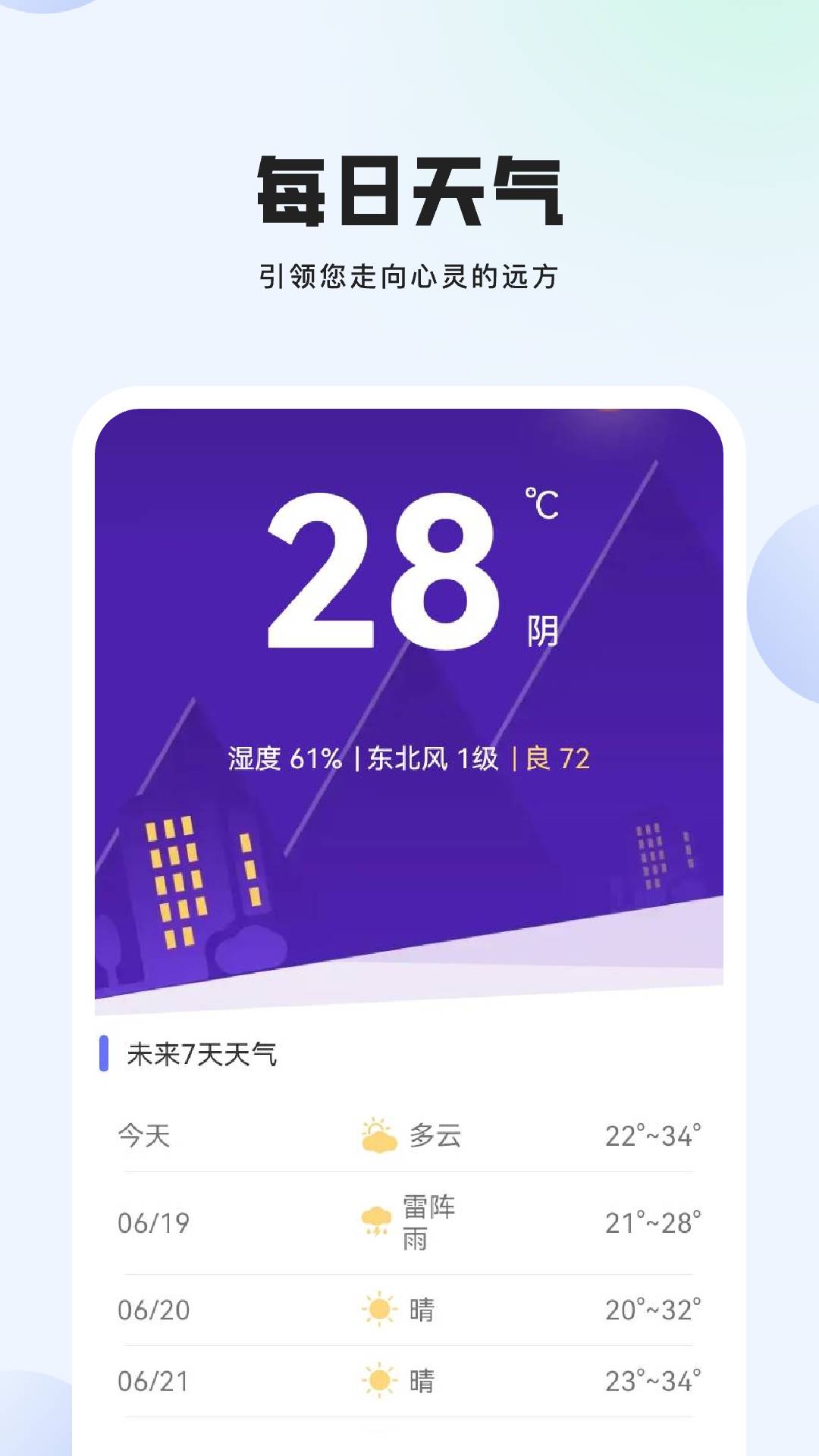 精彩截图-暖晴天气2025官方新版