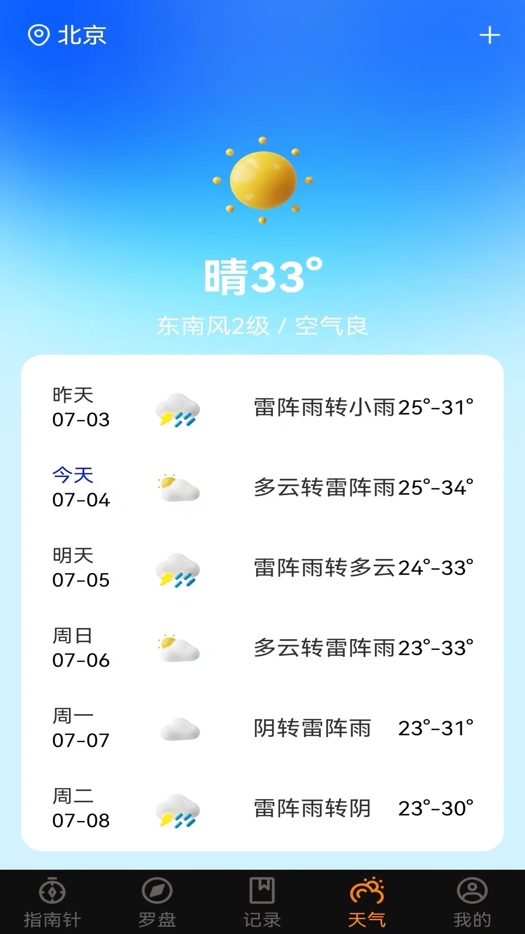 精彩截图-手机免费指南针2025官方新版