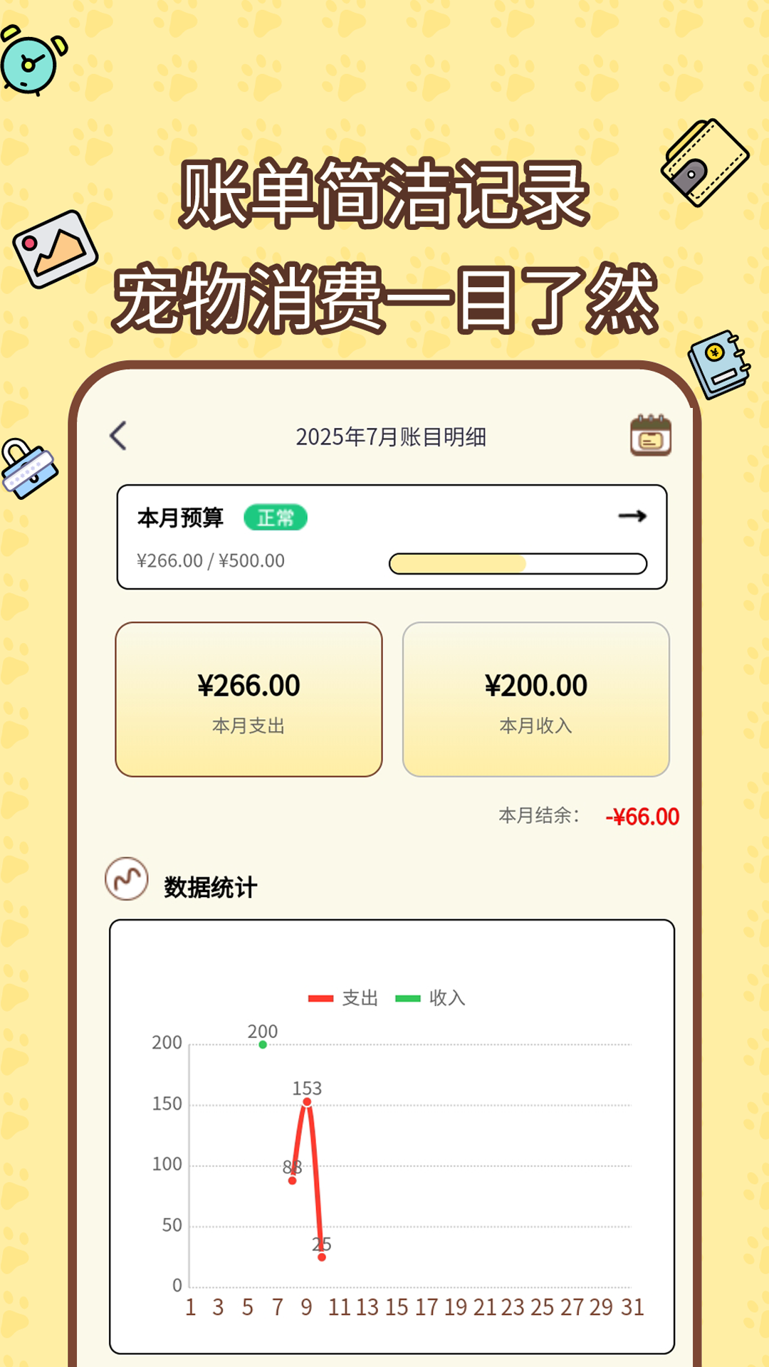 精彩截图-宠物记账本2025官方新版