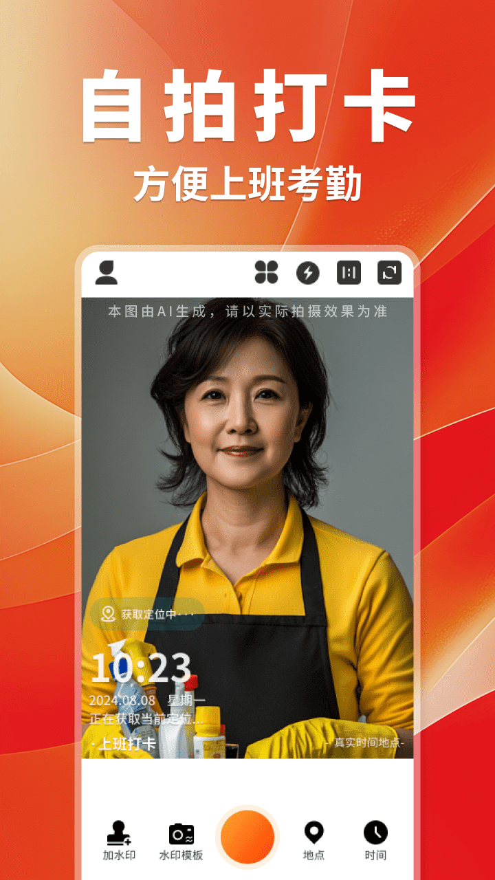 工作打卡水印相机 截图 4