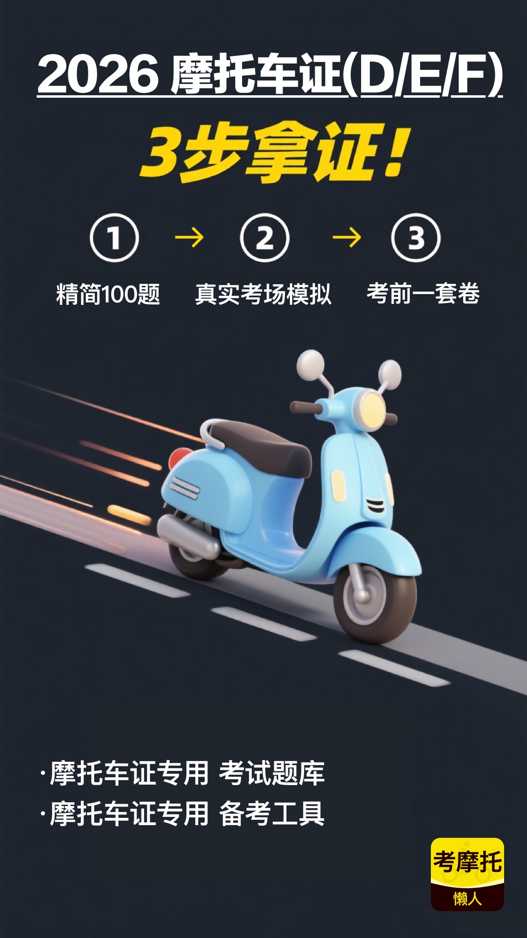 懒人考摩托 截图 1