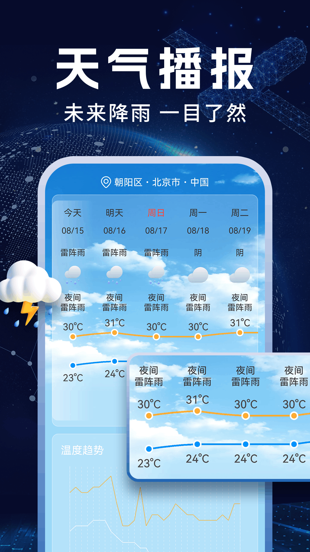 精彩截图-卫星天气准报2026官方新版