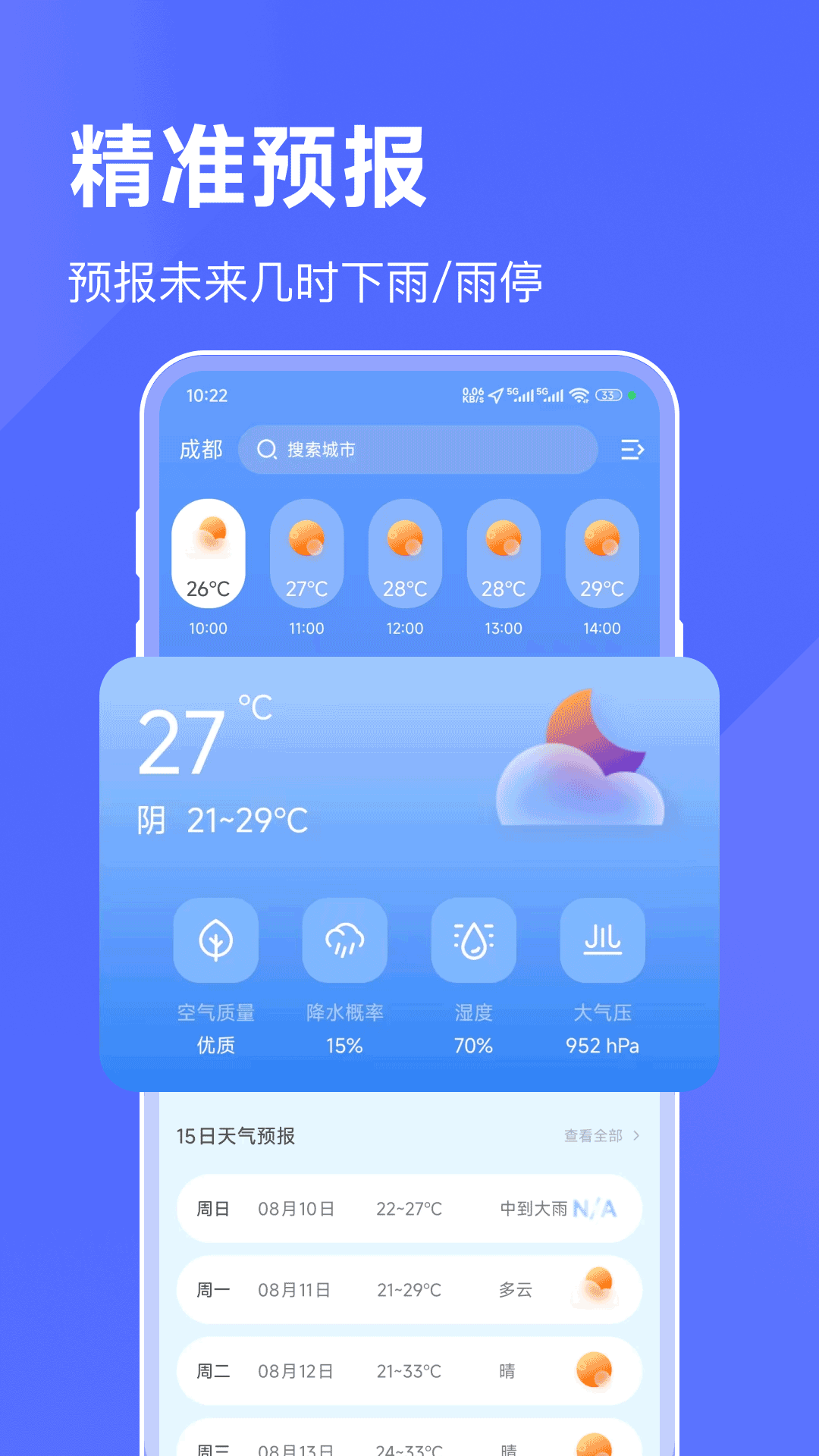 精彩截图-预报通2026官方新版