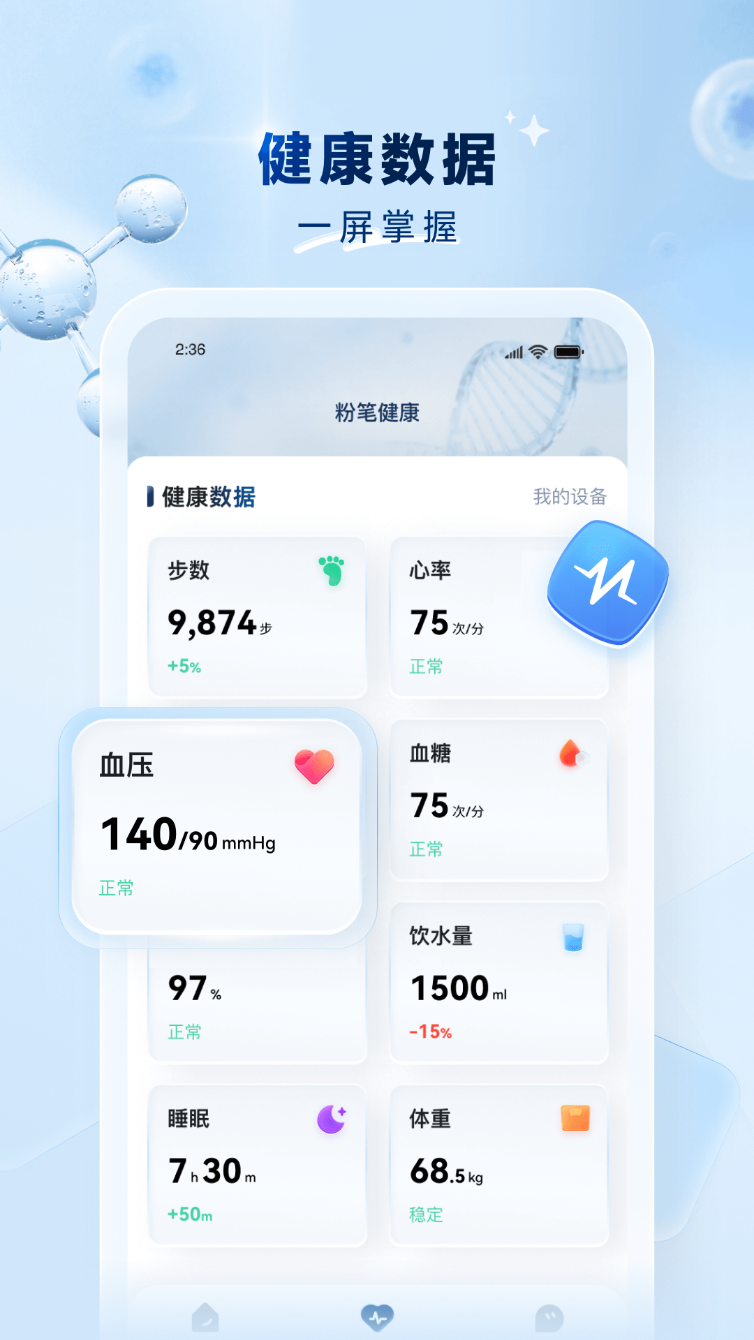 精彩截图-粉笔健康2026官方新版