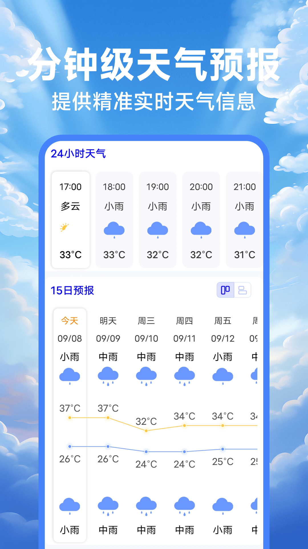 精彩截图-晴雨天气预报2026官方新版