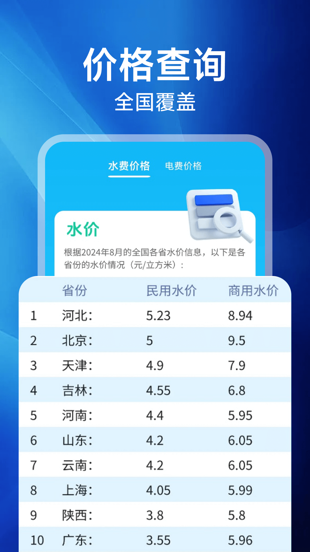 精彩截图-水电缴费计算宝2026官方新版