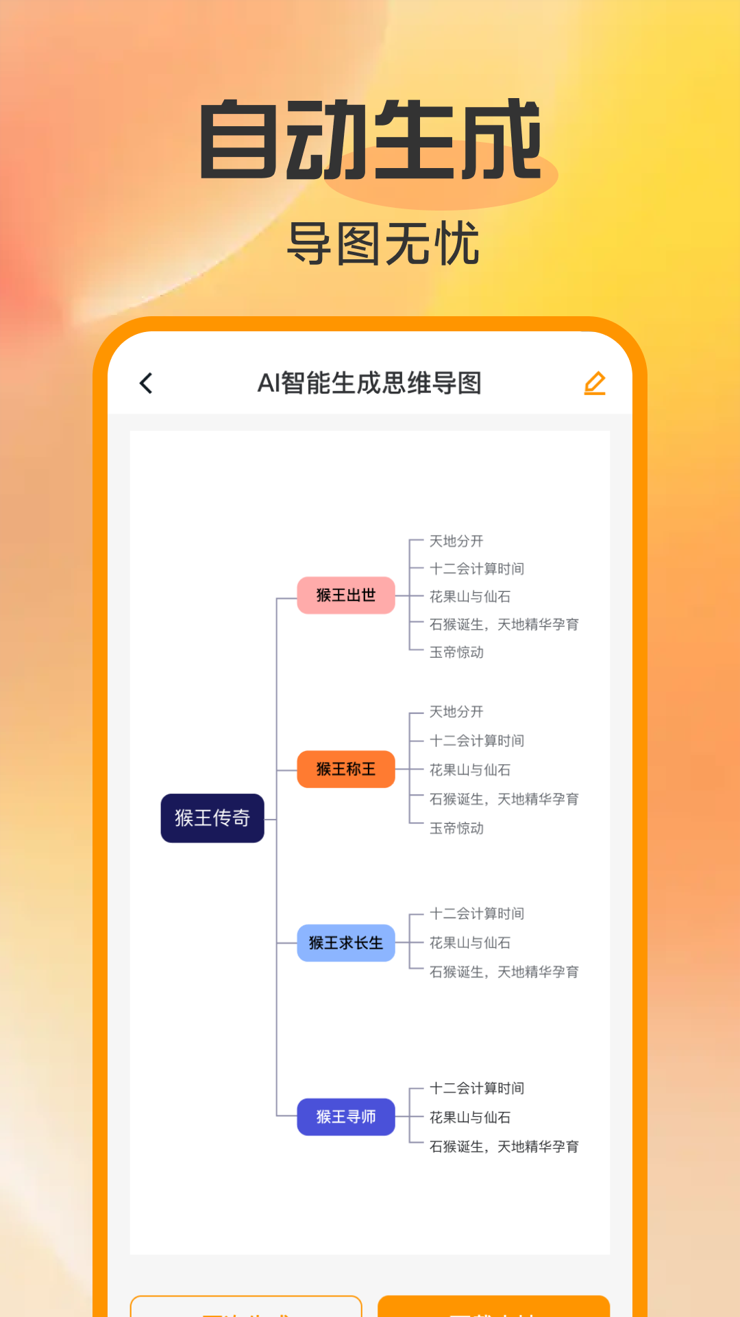 精彩截图-工作思维导图2025官方新版