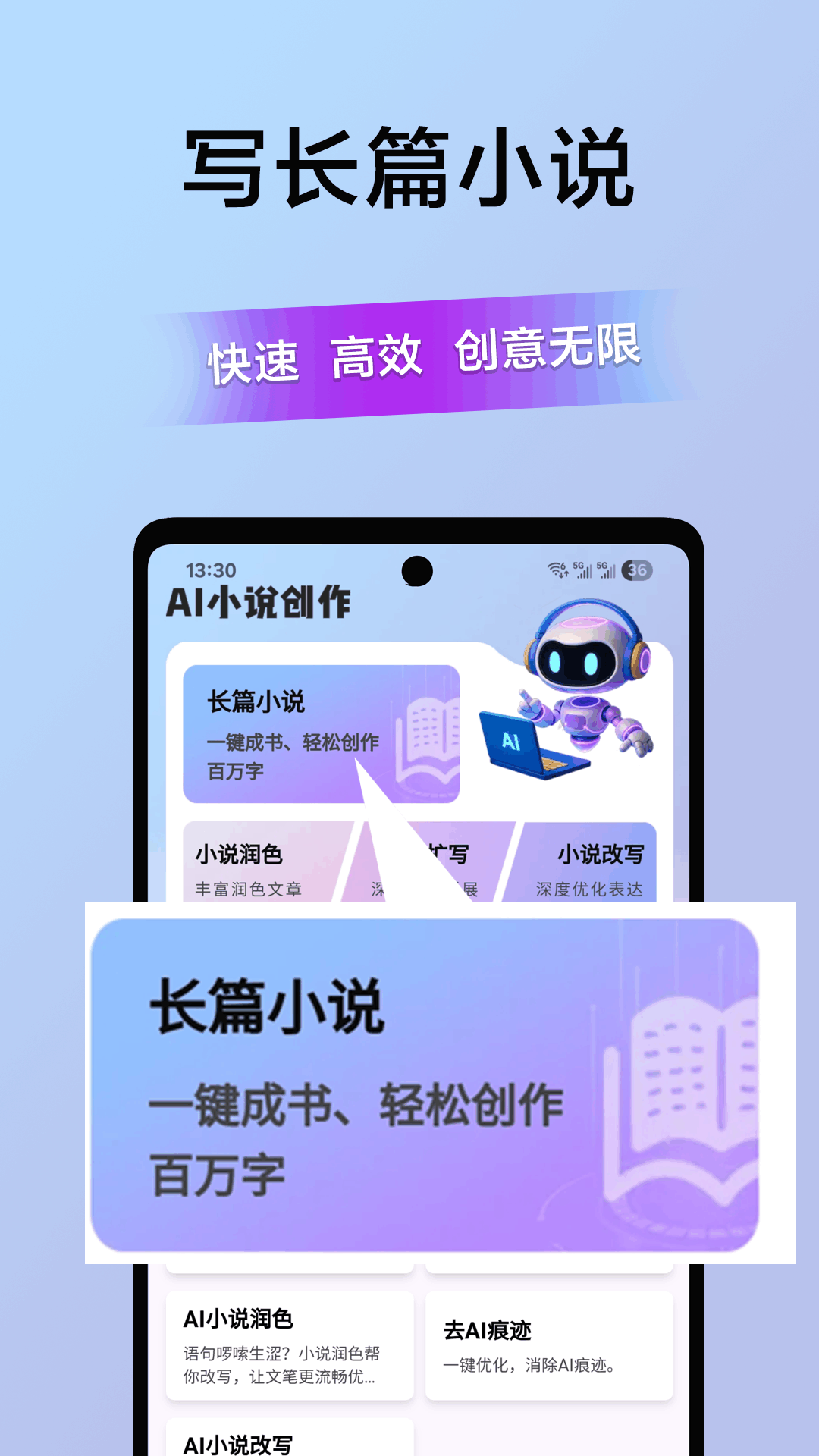 AI小说创作 截图 4