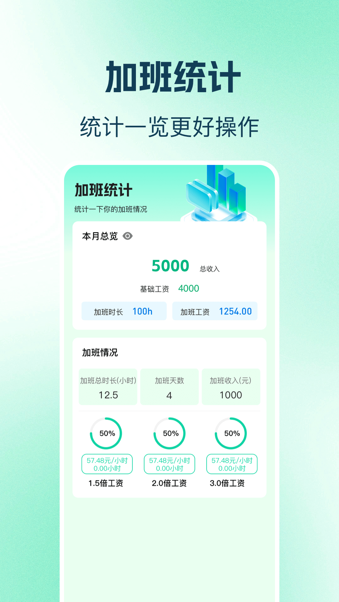 精彩截图-安心记工记加班2026官方新版