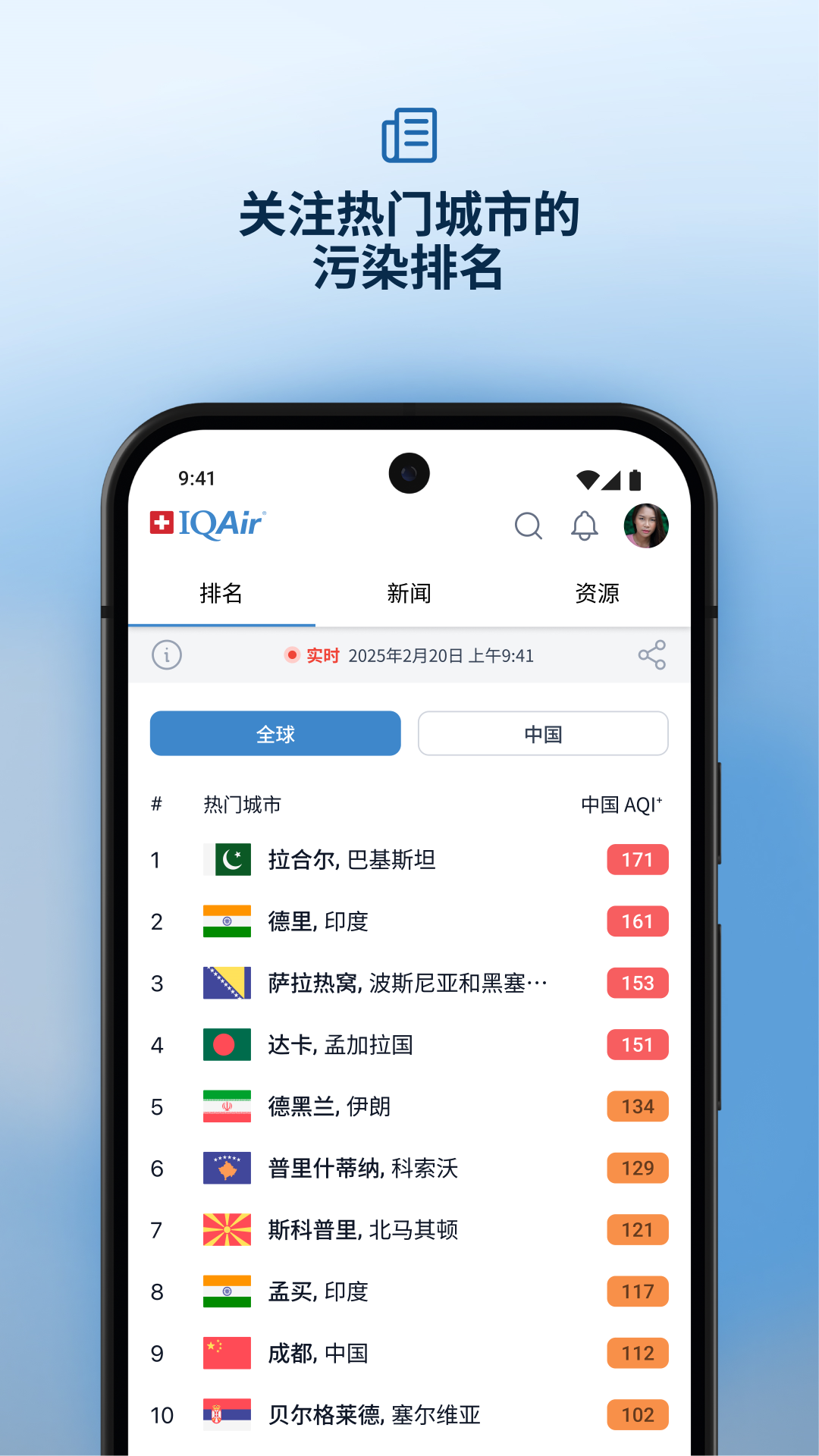精彩截图-IQAir 智空气2026官方新版