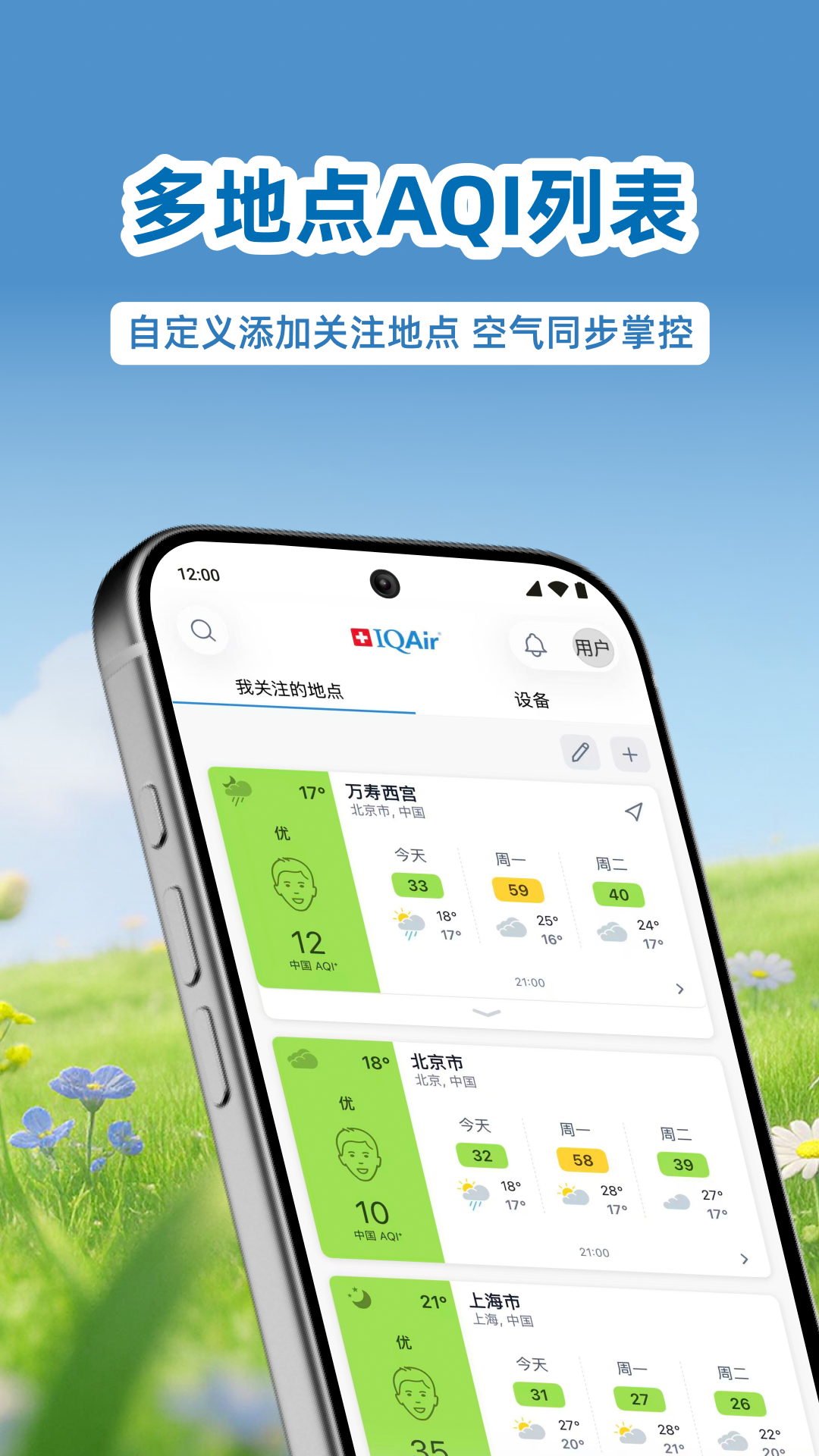 精彩截图-IQAir 智空气2026官方新版