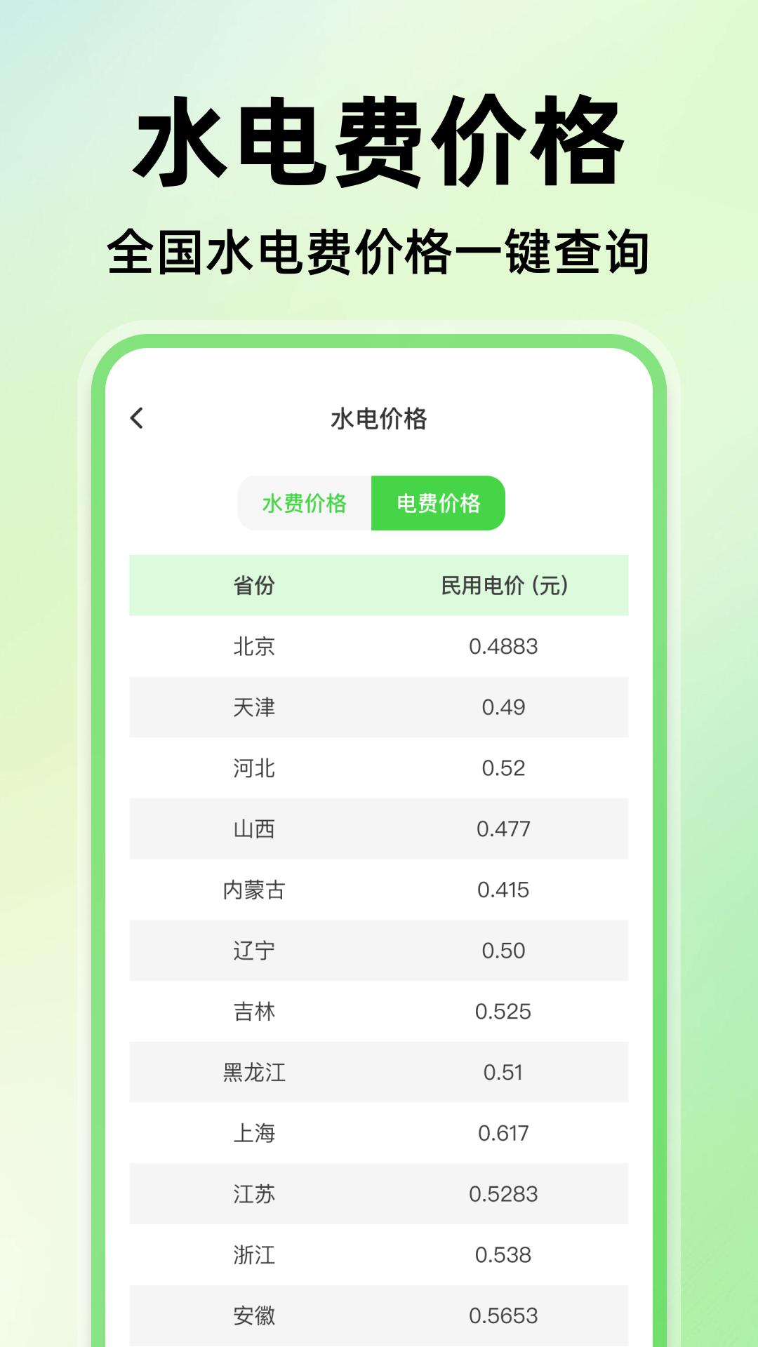 精彩截图-阶梯水电缴费计算2025官方新版