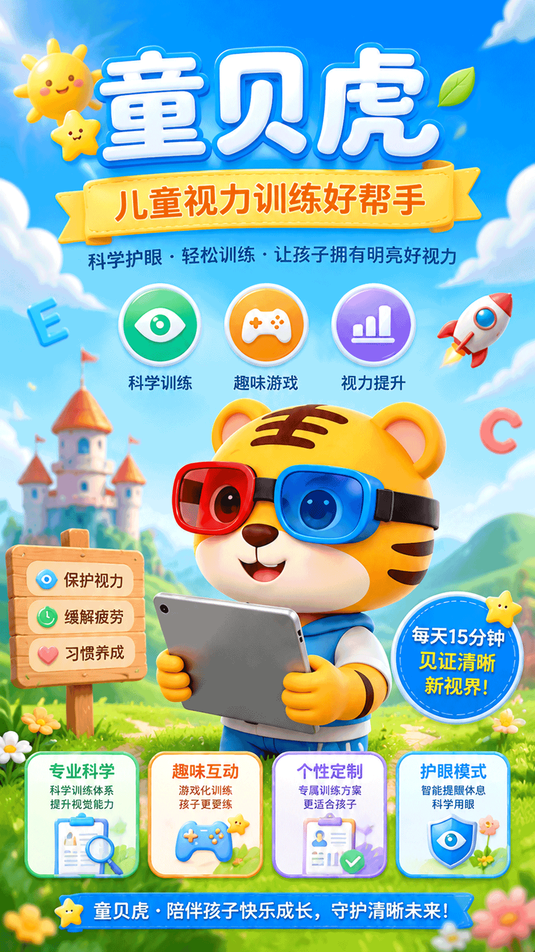 精彩截图-童贝虎弱视训练2026官方新版