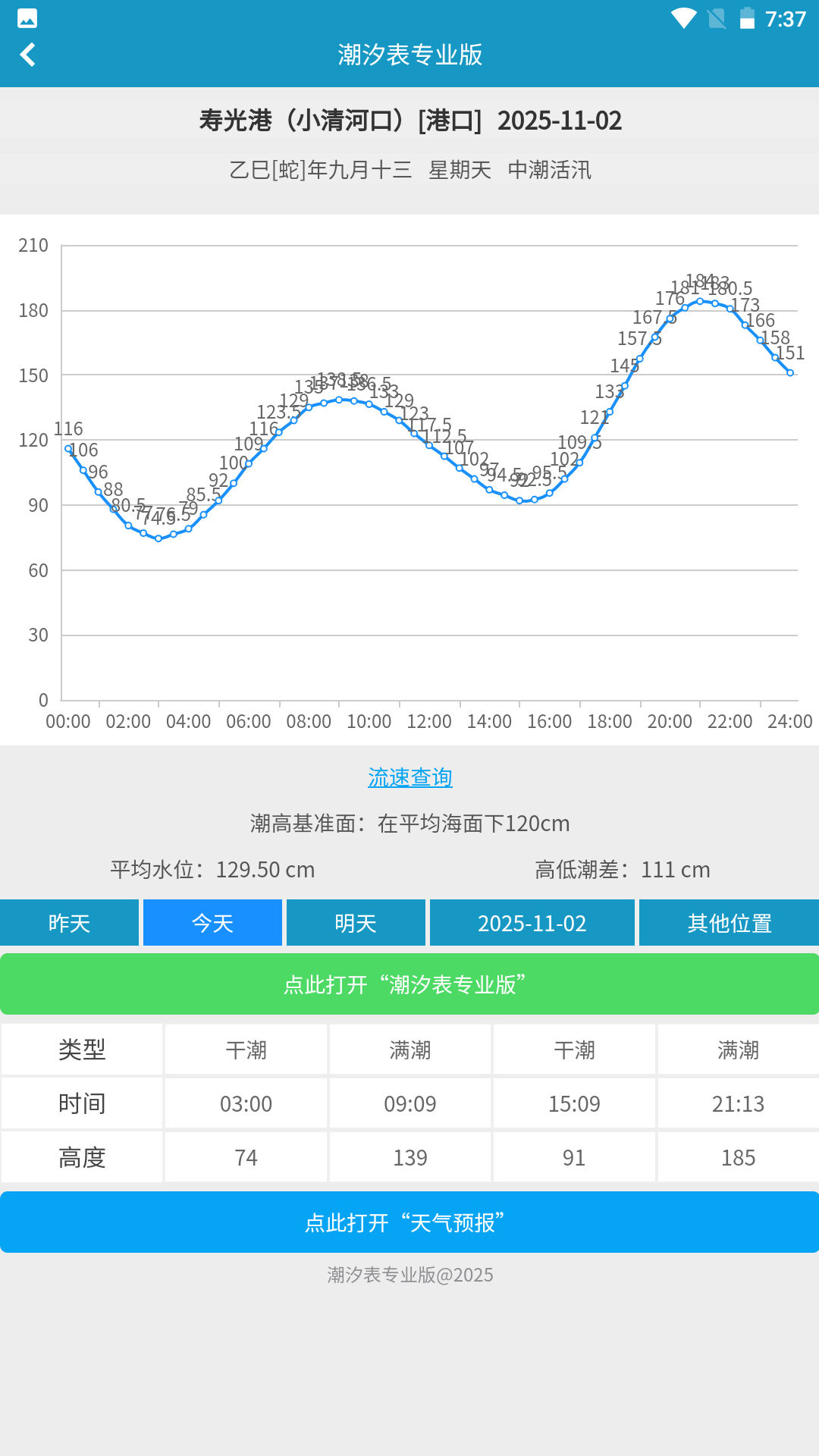 精彩截图-潮汐表专业版2026官方新版