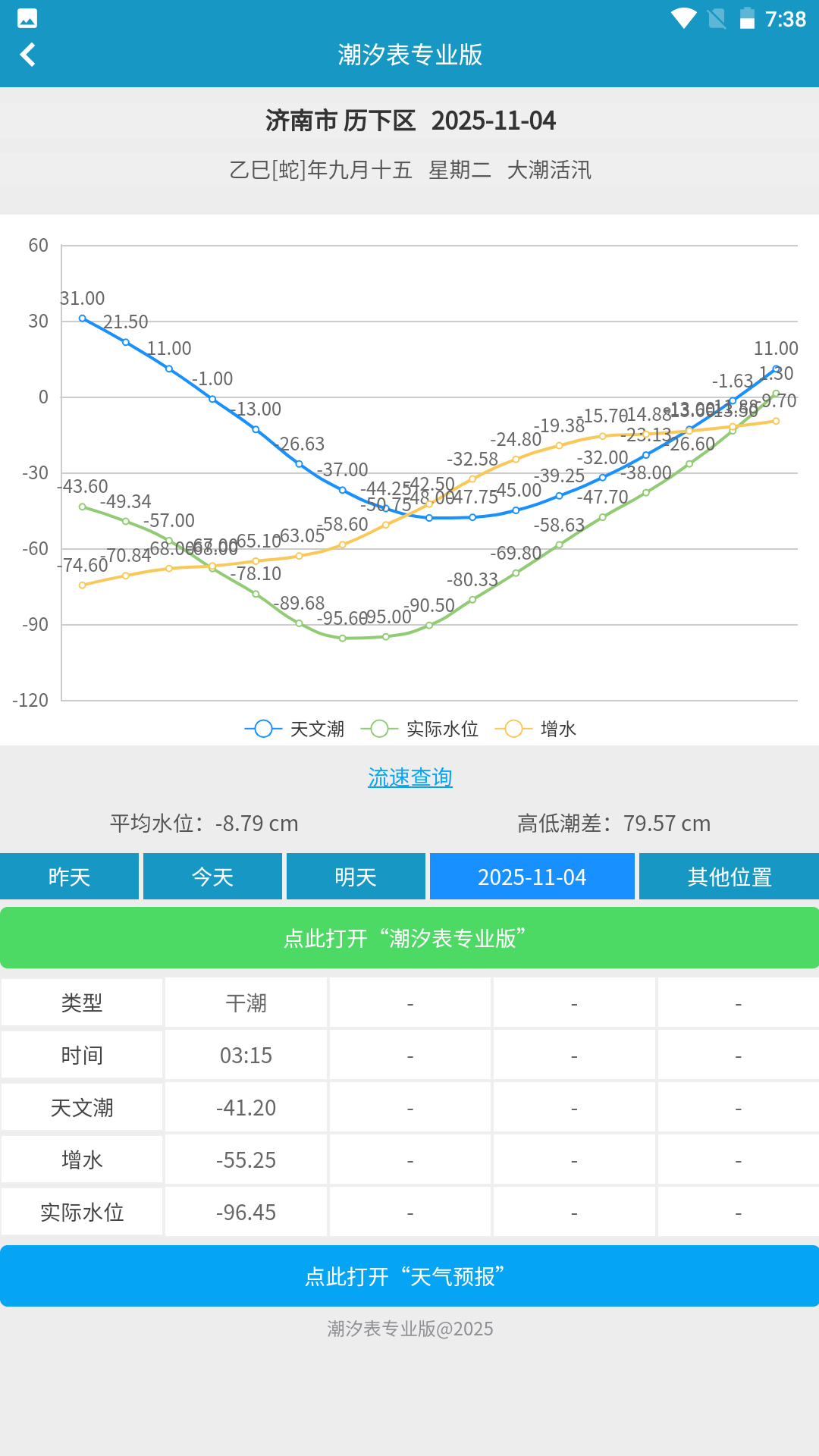 精彩截图-潮汐表专业版2026官方新版