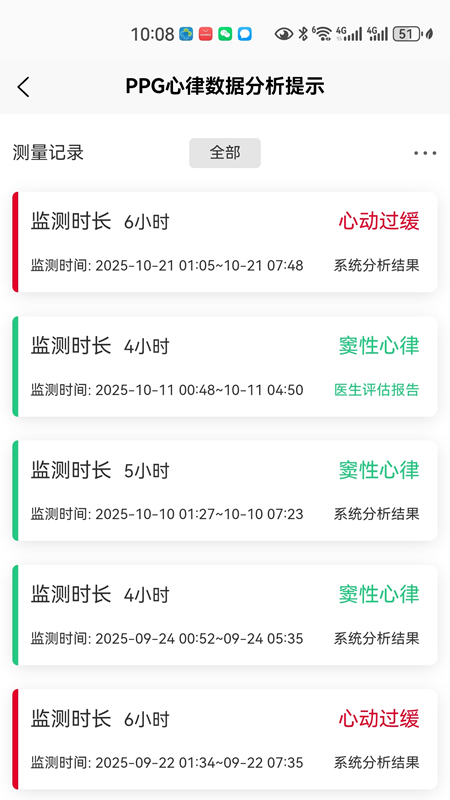 精彩截图-PPG心律数据分析提示软件2026官方新版