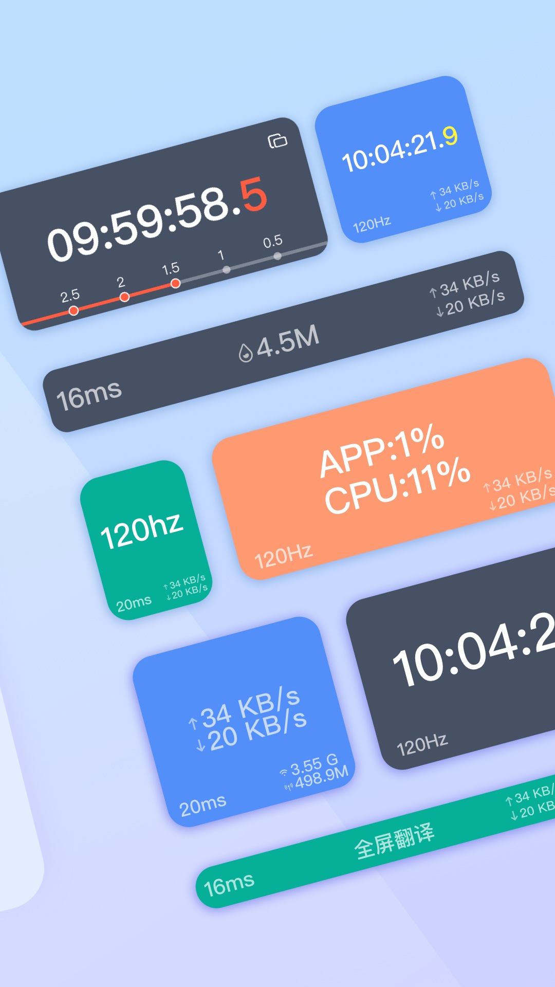 精彩截图-悬浮时钟FloatingClock2026官方新版