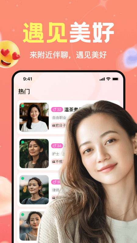 精彩截图-附近伴聊2026官方新版