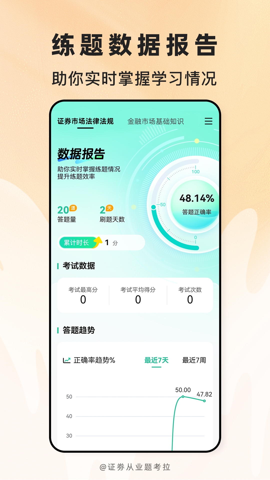 精彩截图-证劵从业题考拉2026官方新版