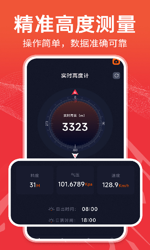 精彩截图-实时测量高度表2026官方新版