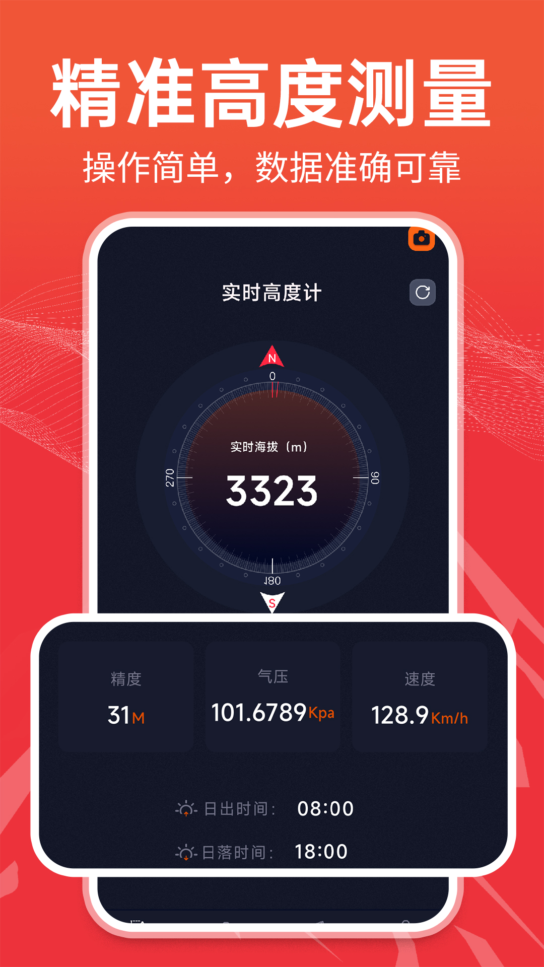 精彩截图-实时测量高度表2026官方新版