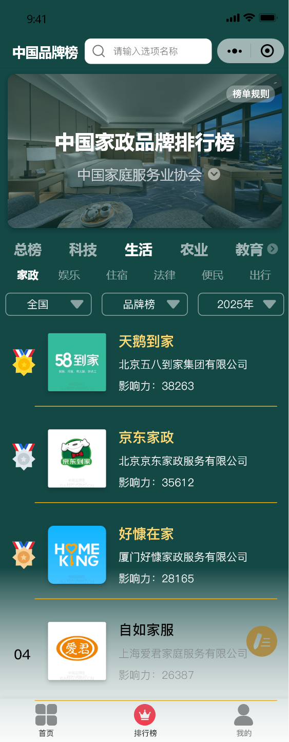 精彩截图-品牌榜2026官方新版