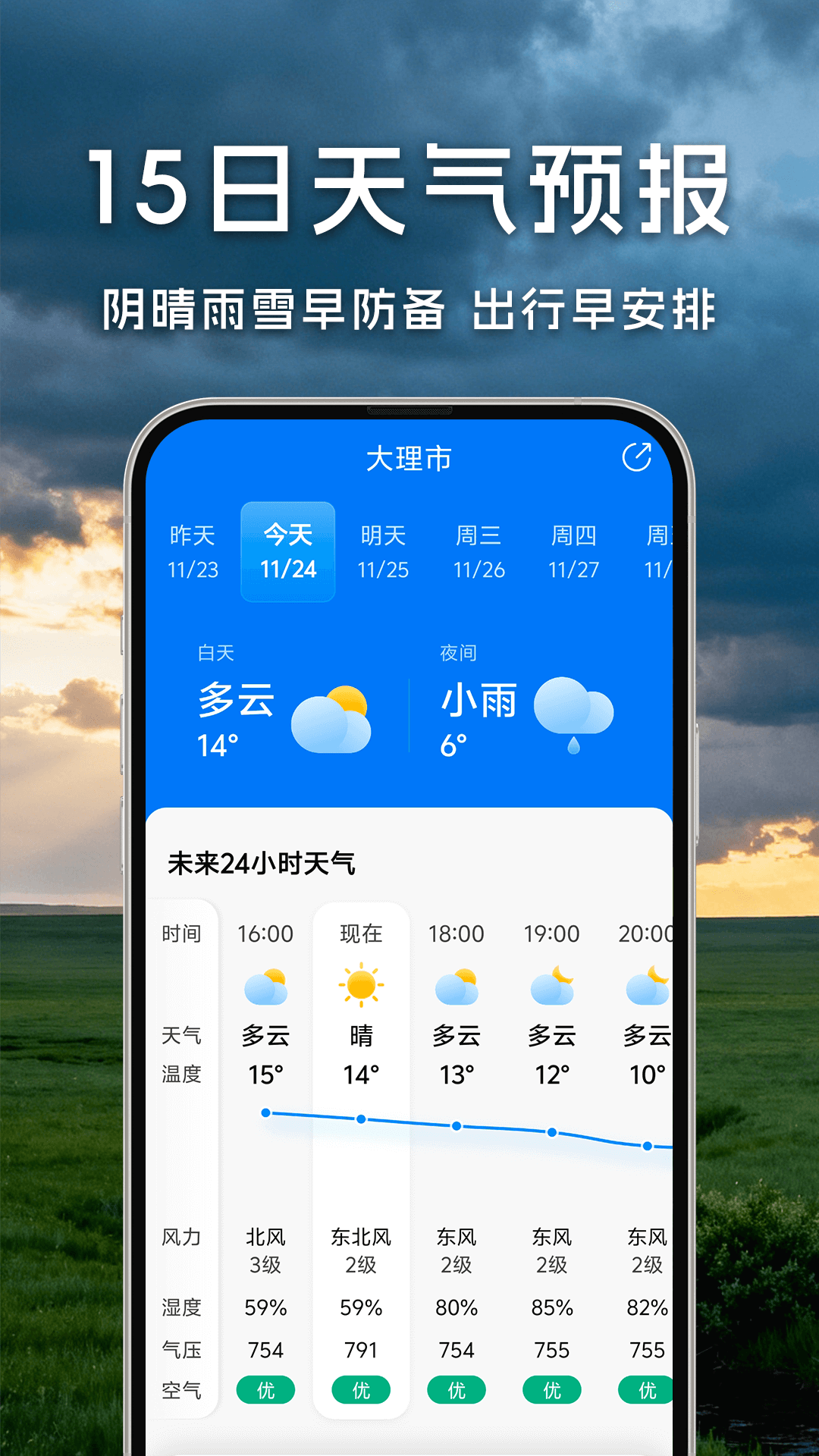 万年历天气预报 截图 2