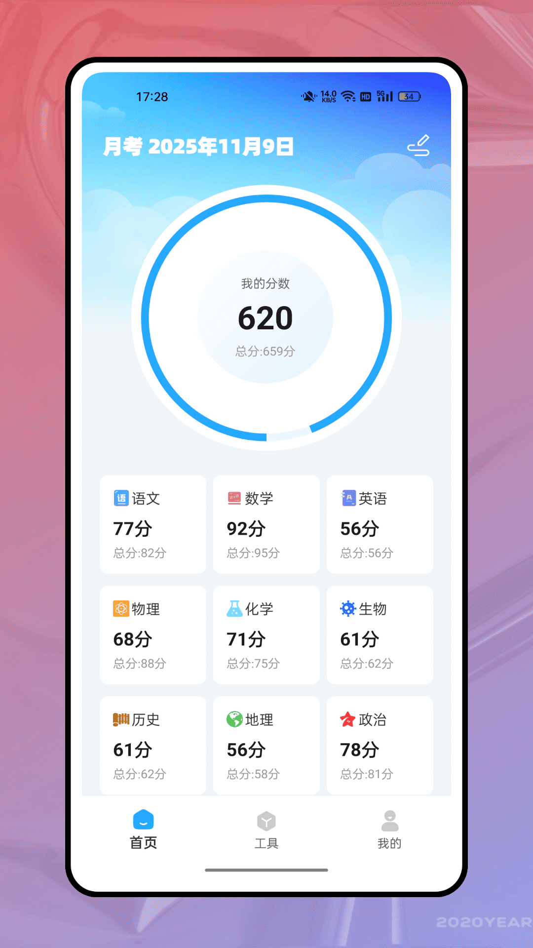 精彩截图-成绩分析2026官方新版