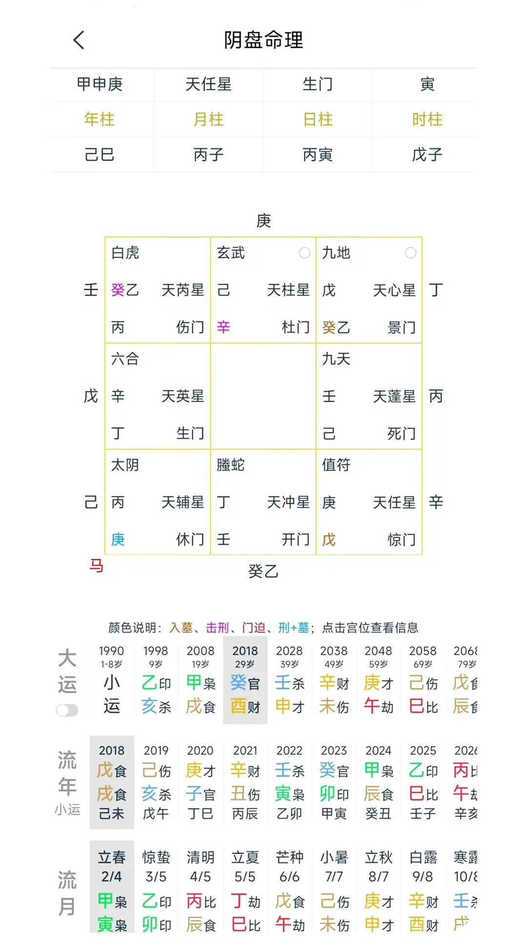 精彩截图-奇门排盘2026官方新版