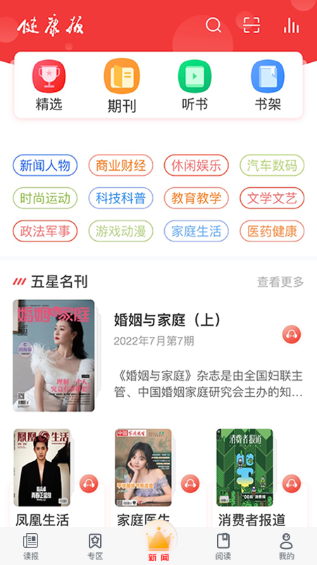 精彩截图-健康报2026官方新版