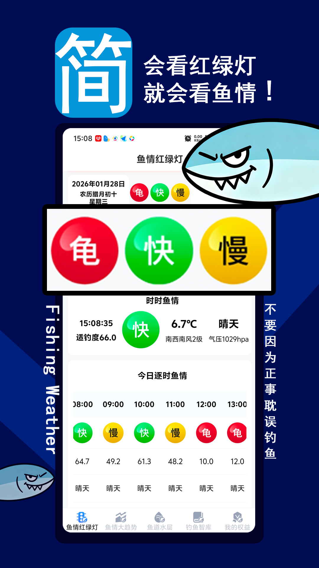精彩截图-钓鱼气象预报鱼情红绿灯钓鱼指数2026官方新版
