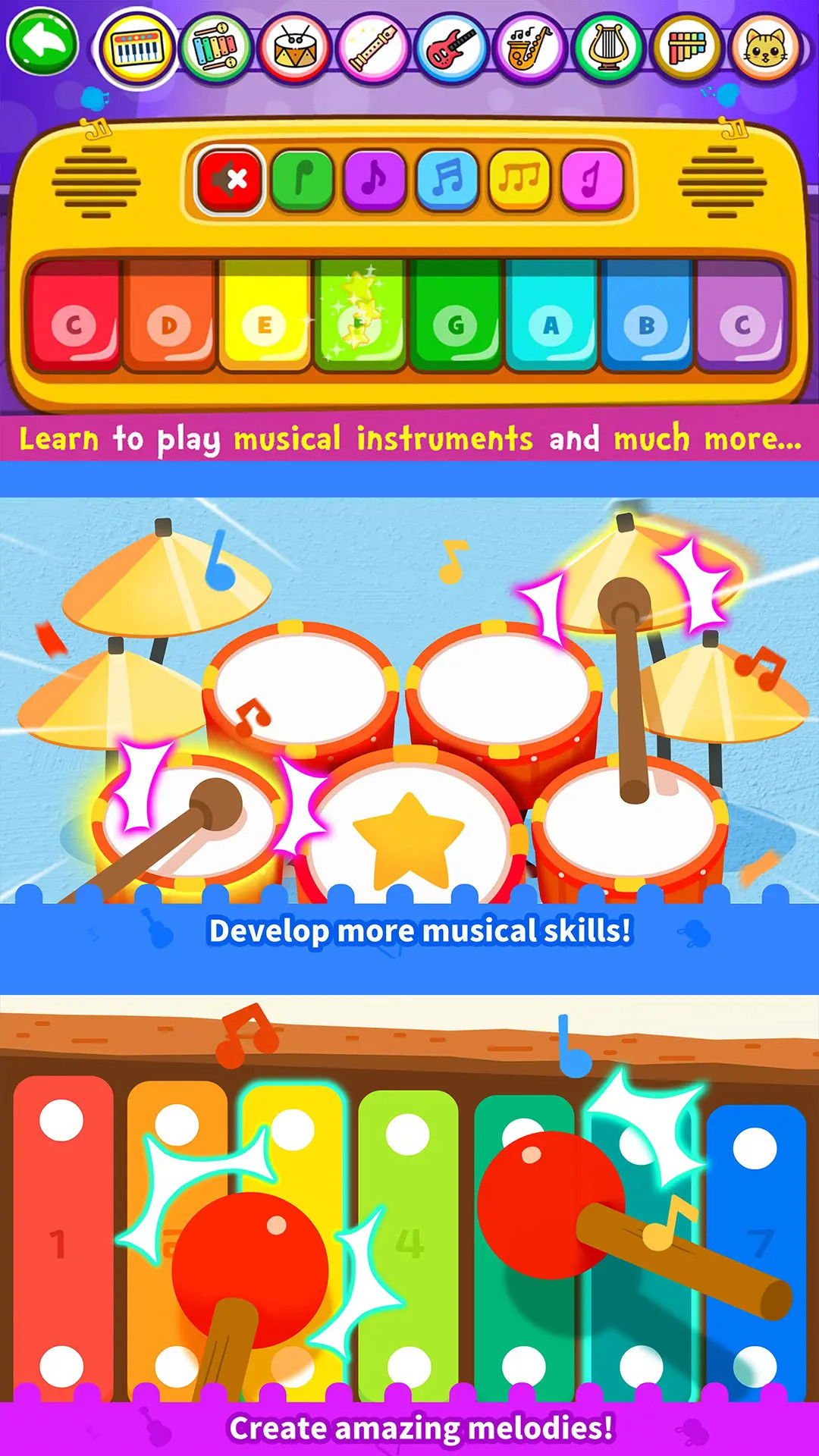 精彩截图-儿童音乐钢琴2026官方新版