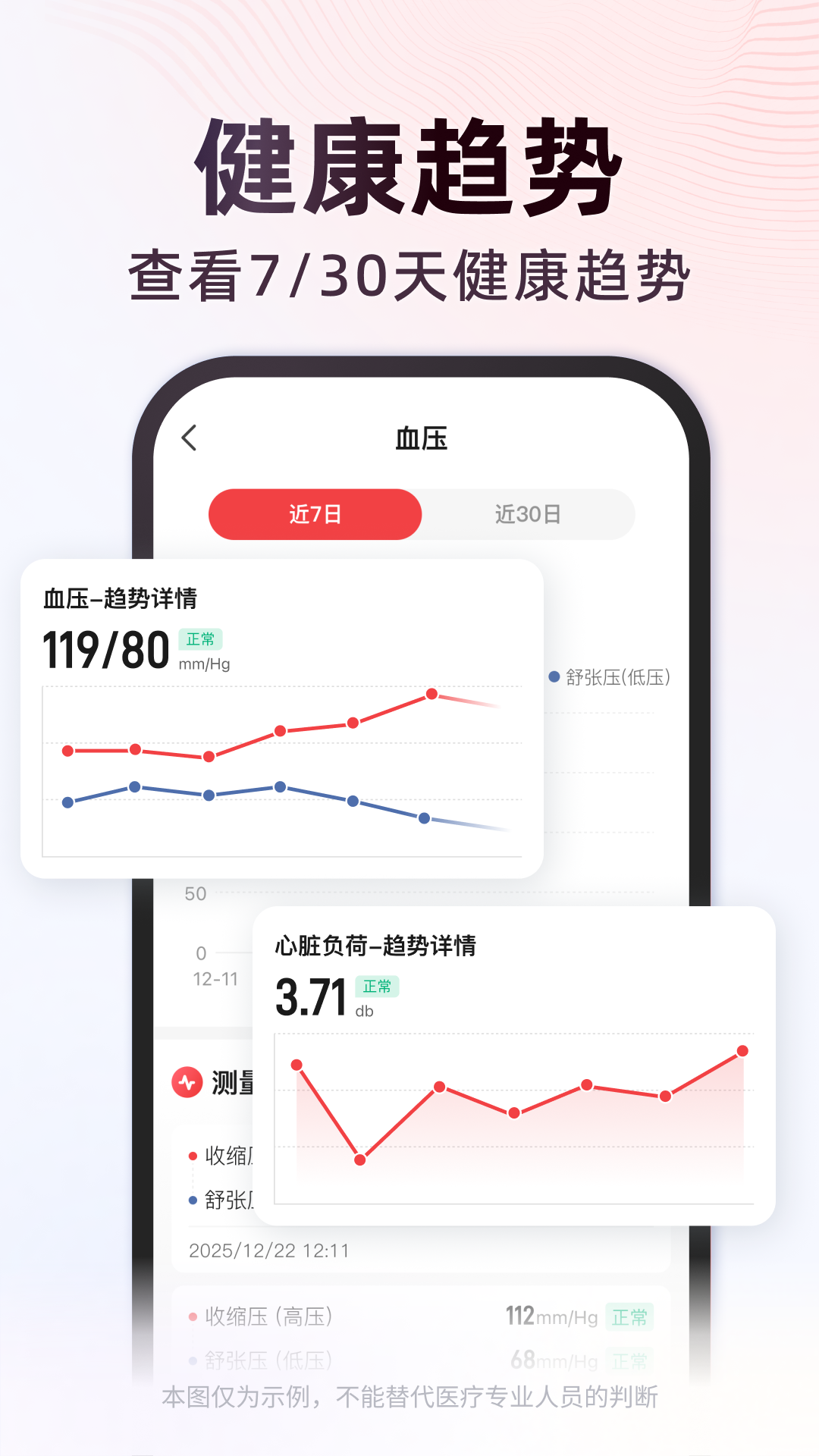 精彩截图-健康记录仪-AI心率检测2026官方新版