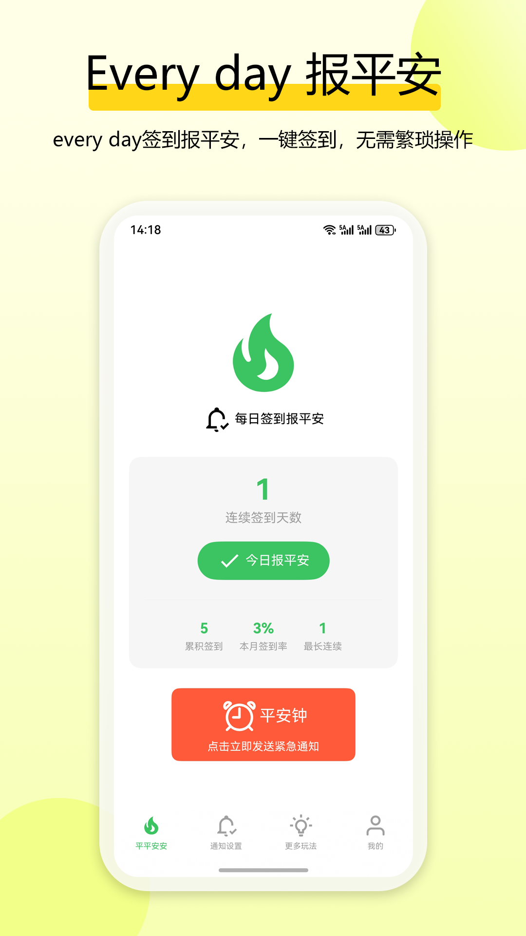 精彩截图-独居平安钟2026官方新版