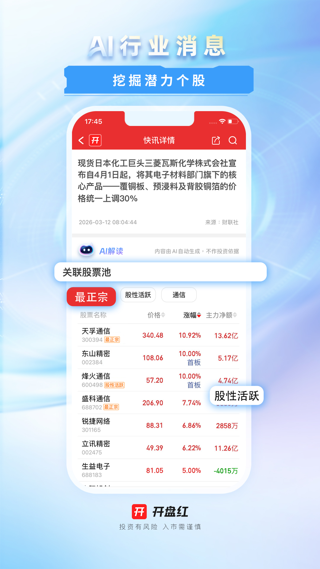 精彩截图-开盘红2026官方新版