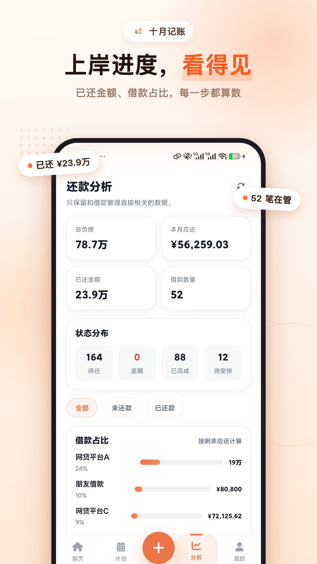 精彩截图-十月记账2026官方新版
