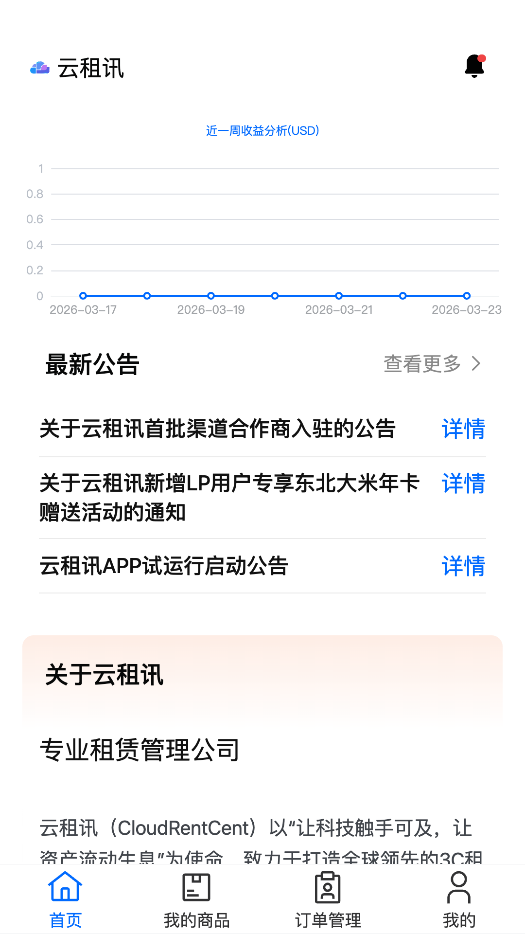 精彩截图-云租讯2026官方新版