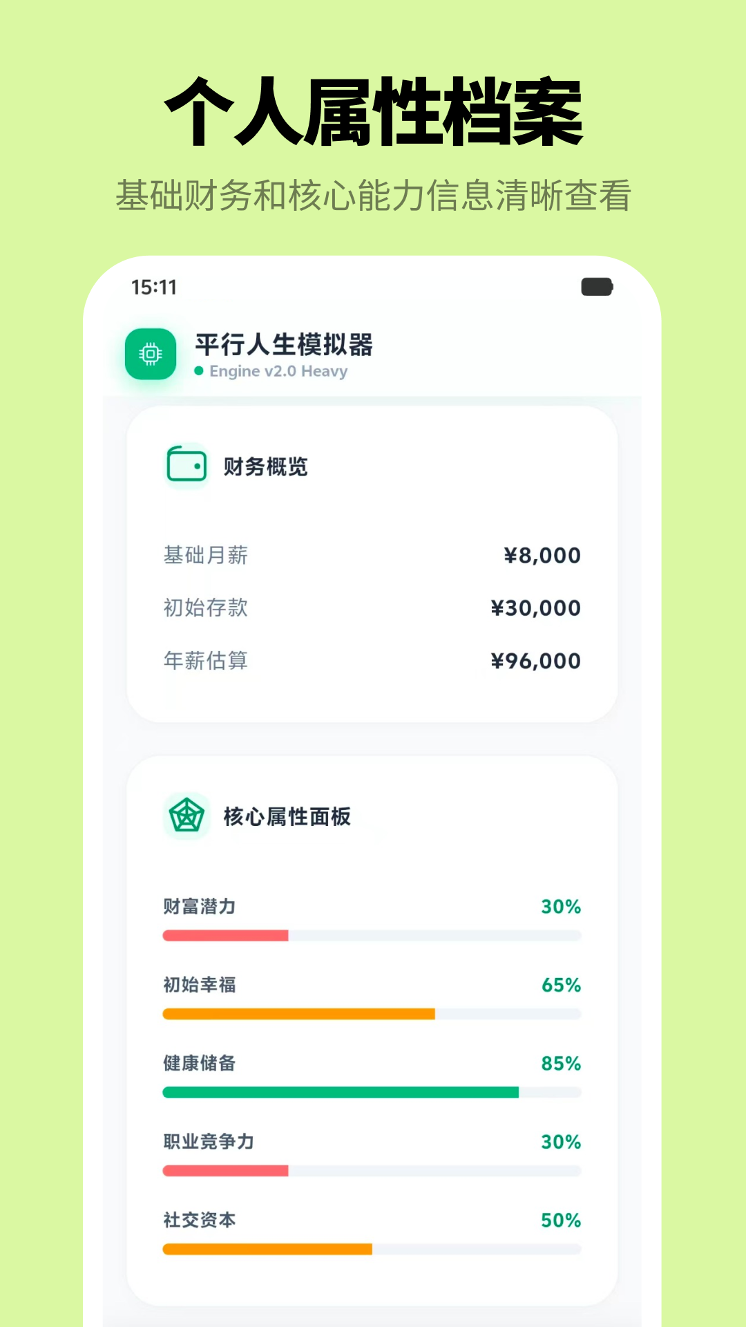 精彩截图-人生模拟器+2026官方新版