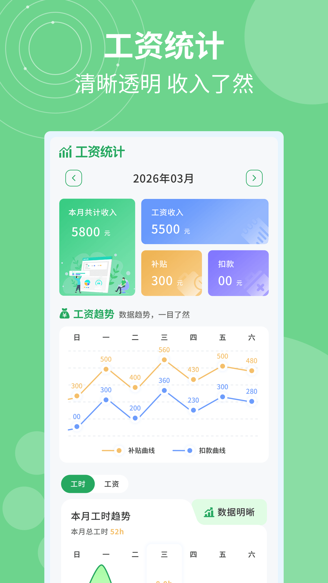 精彩截图-记加班计工时2026官方新版