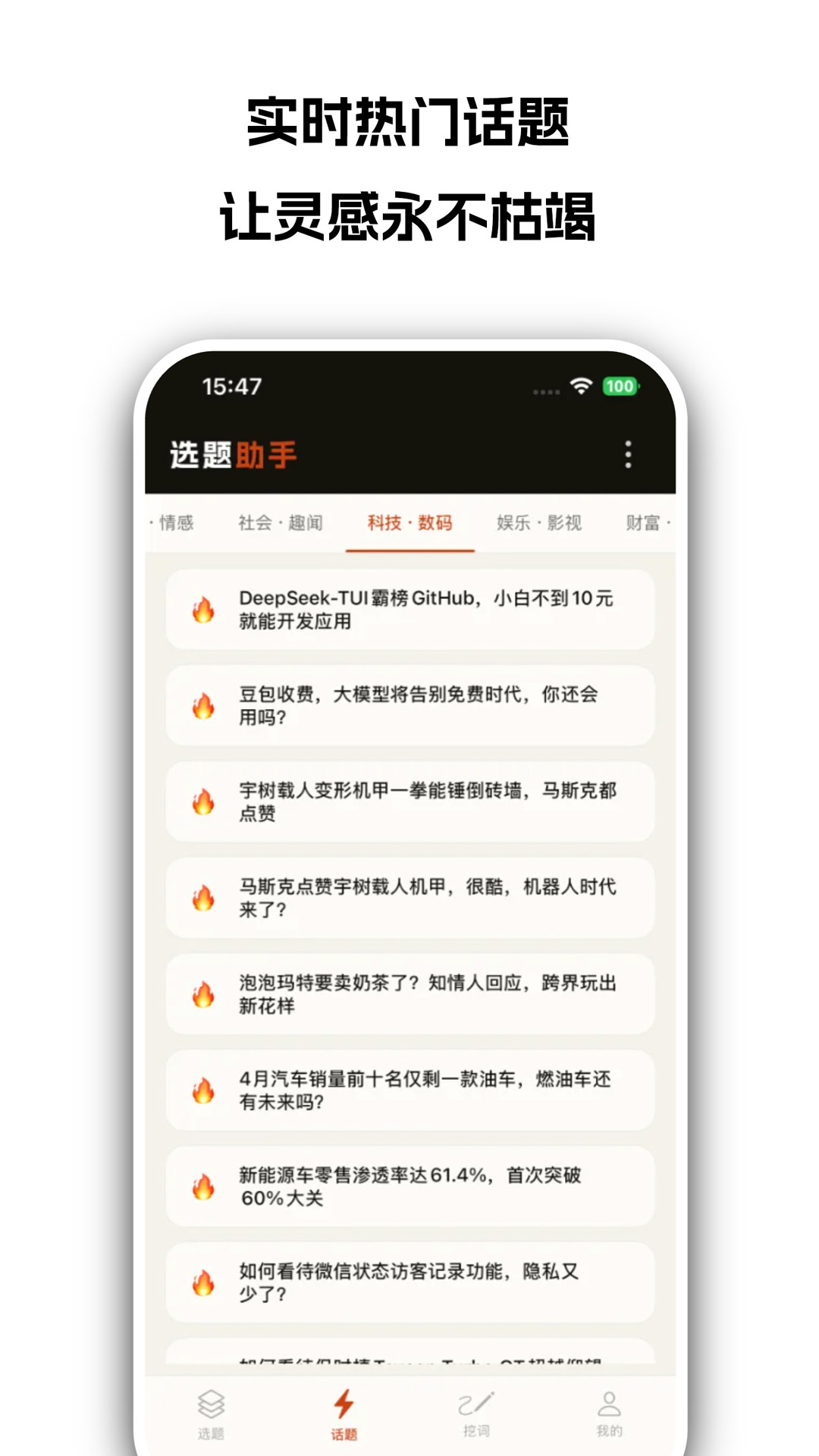 精彩截图-选题助手2026官方新版