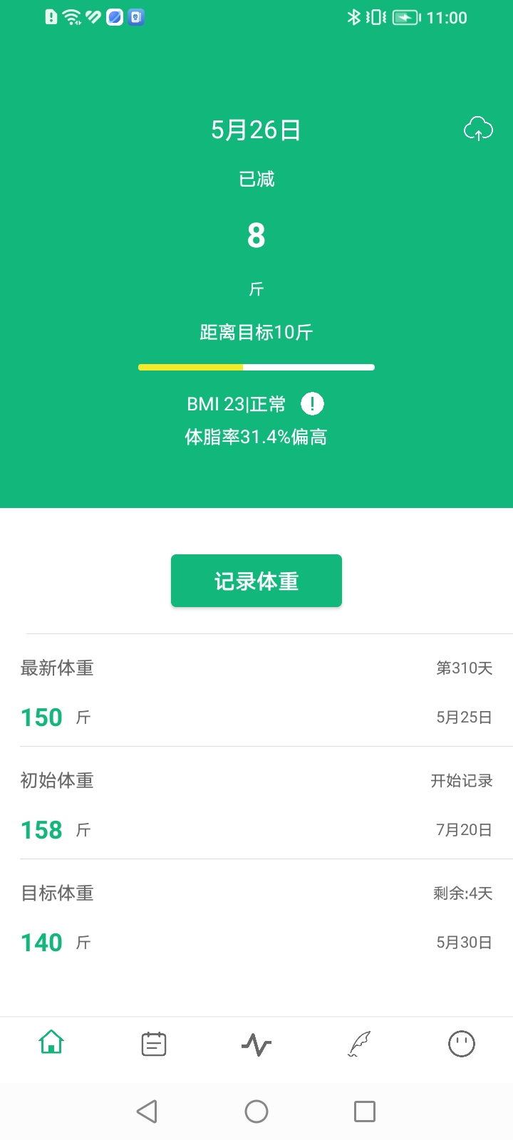 精彩截图-体重日常本2026官方新版